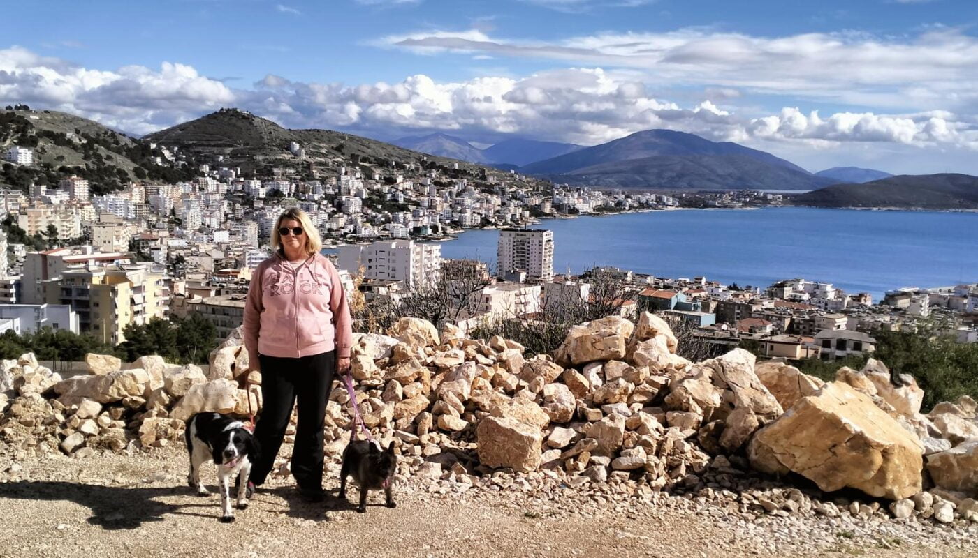 Dog-friendly Albania - me and my dogs in Saranda