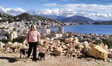 Dog-friendly Albania - me and my dogs in Saranda