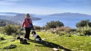 Spring hiking with my dogs in Albania
