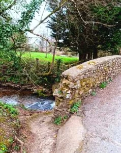 The Stone Bridge over the River Gissage, Roundball Lane.