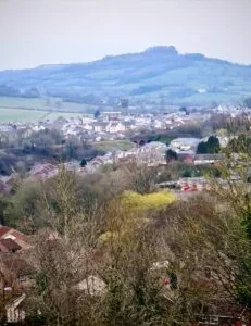 Roundball Hill Dog-Friendly Walk - View Of Honition