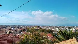 Views from Kalamata Dog-friendly Castle.