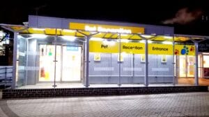 Eurotunel pet reception