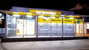 Eurotunel pet reception