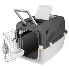 Trixie Light Grey/Dark Grey Transport Box Gulliver