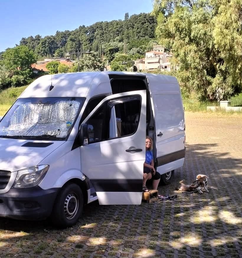 Travelling with puppies in a campervan