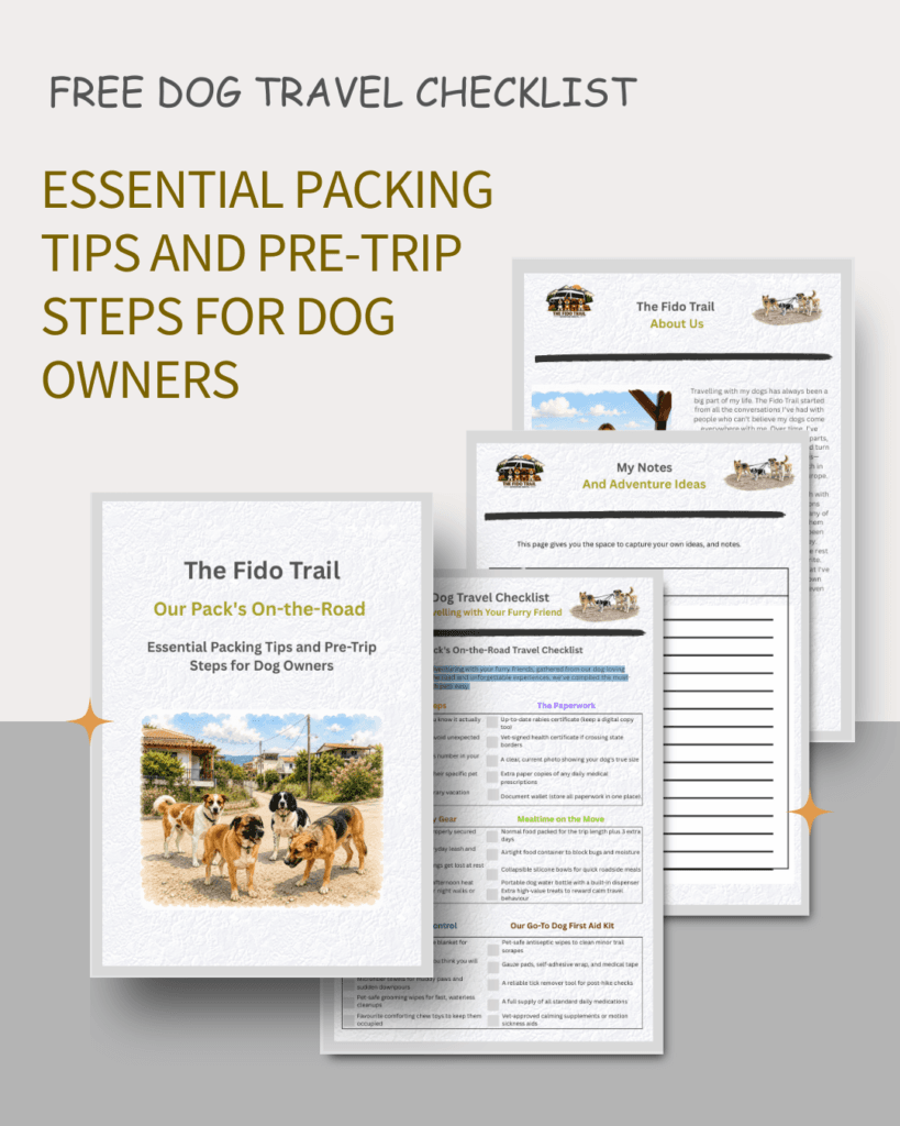 Dog Travel Checklist - Our Pack On‑the‑Road