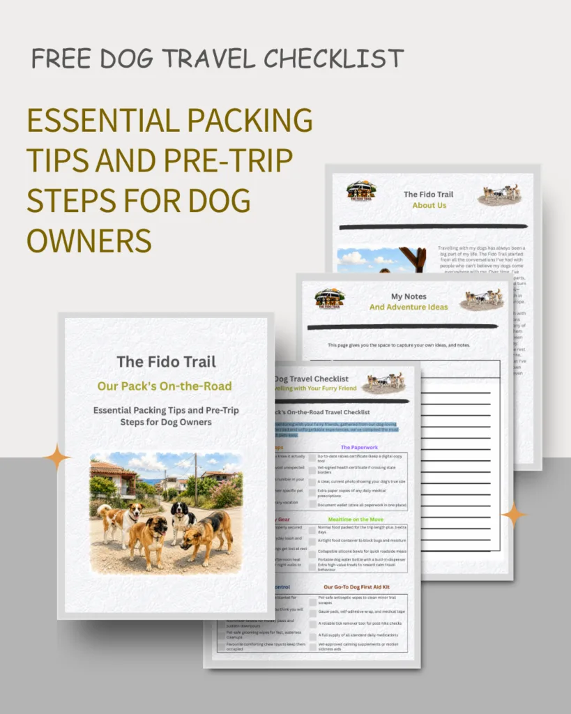 Dog Travel Checklist - Our Pack On‑the‑Road