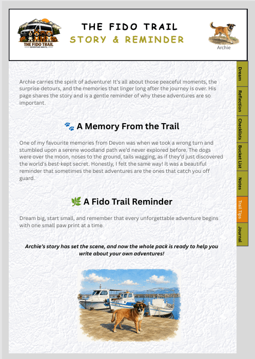 
The Fido Trail Story and Reminder