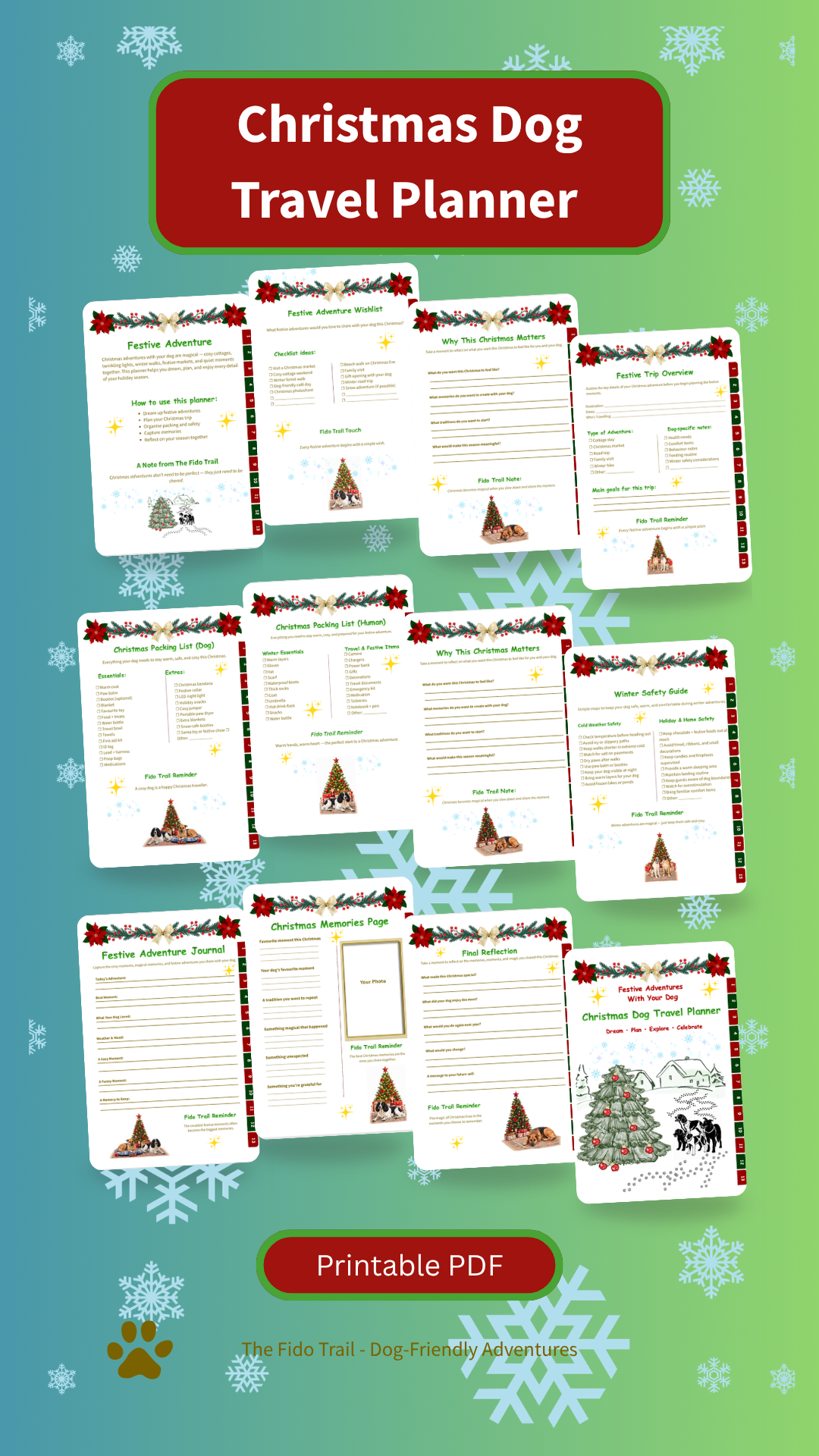 Christmas Dog Planner for Festive Advertures with Your Dog