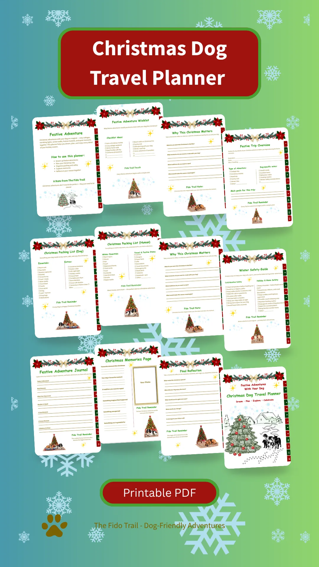 Christmas Dog Planner for Festive Advertures with Your Dog