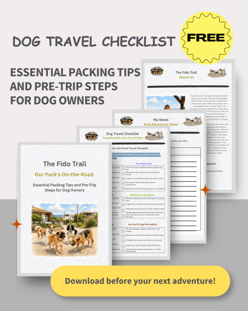 Free Dog Travel Checklist 