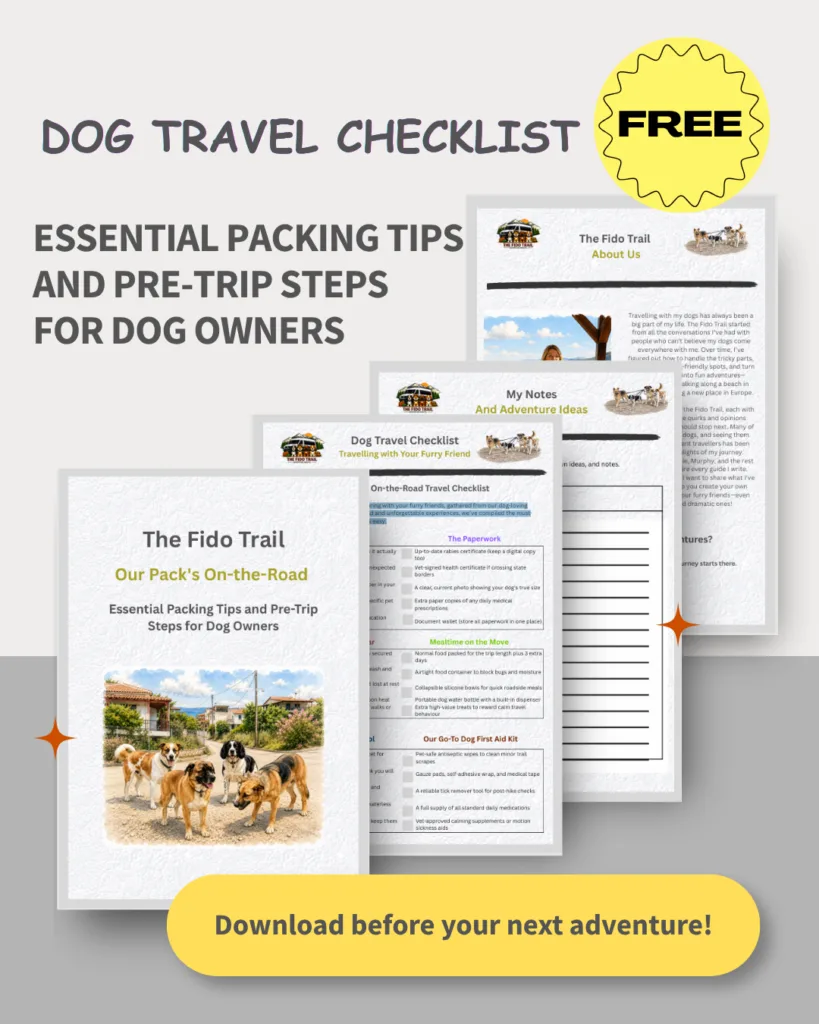 Free Dog Travel Checklist 